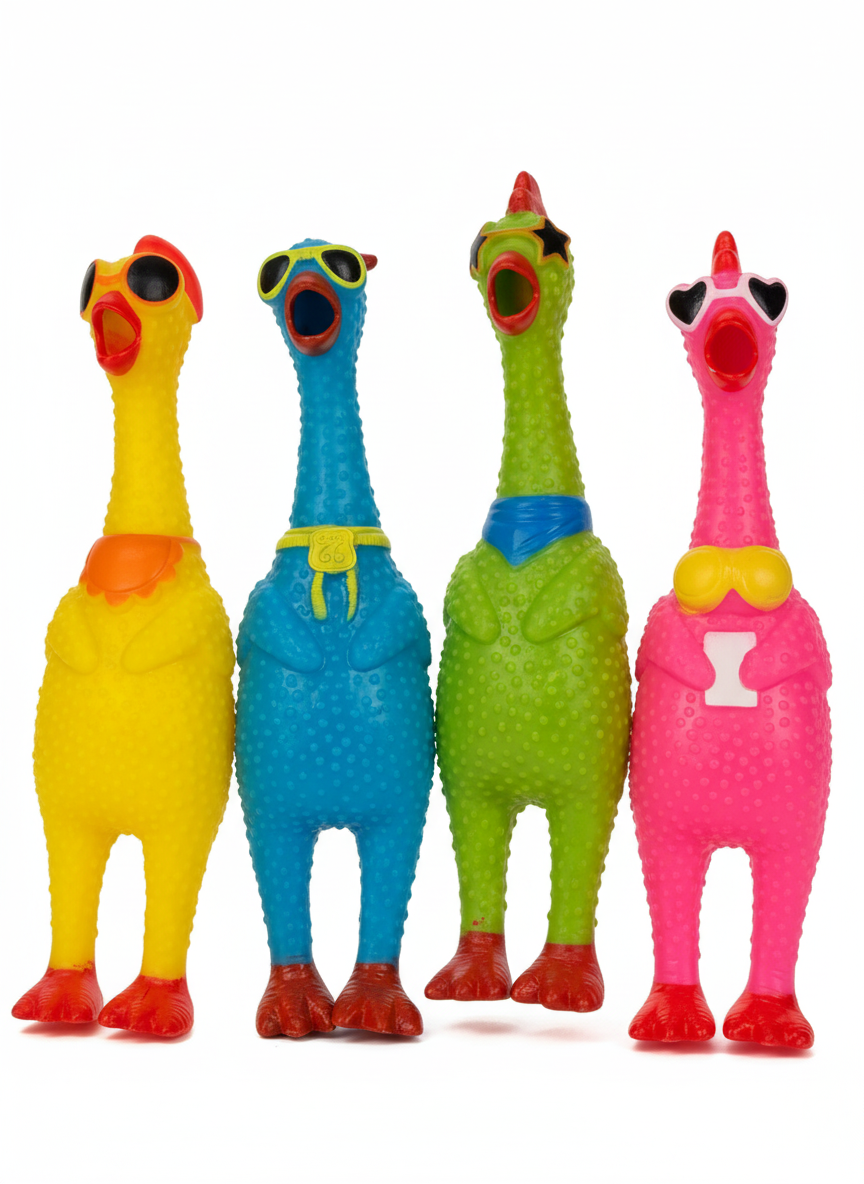Soft Plastic Screaming Chicken