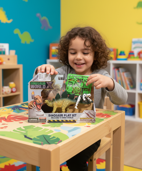 Dinosaur X World Dinosaur Play Set Triceratops