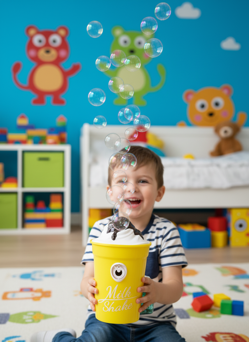 Milk Shake Bubble Machine