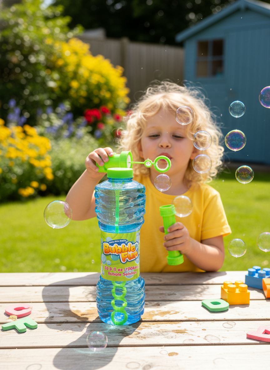 Bubble Fun Make Kids Smile 33.8 Fl Oz 1000ML