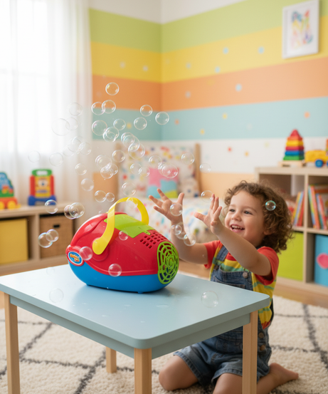 Bubble Machine Mini Bubble Maker 4 FI OZ 118 ML