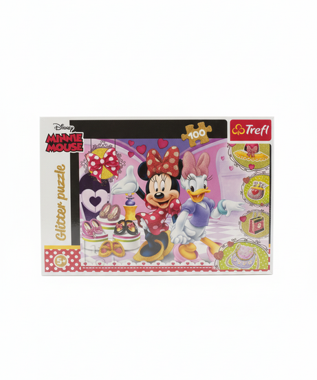 Glitter Puzzle Disney Minnie Mouse Trefl 100 PCS