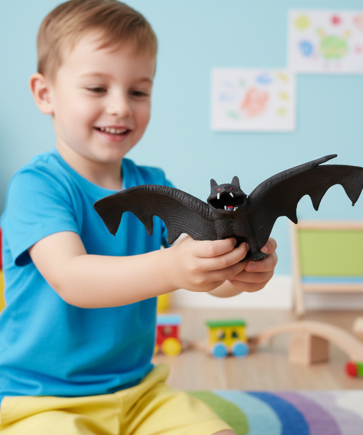 Bat Rubber Toy