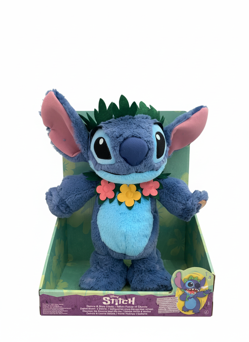 Disney Stitch Dance And Sing Soft Toy