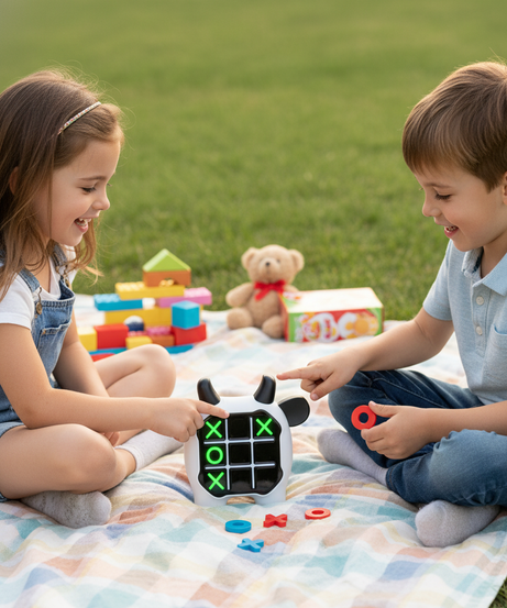 Tic-Tac-Toe Tow In One Light And Sound Game