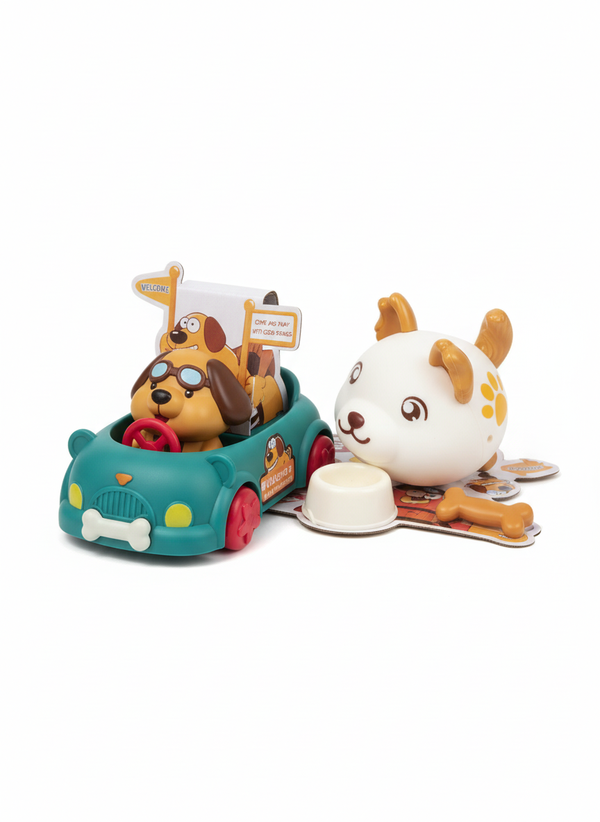 Doggy House Fun Activated Toy Fun Doggy Car