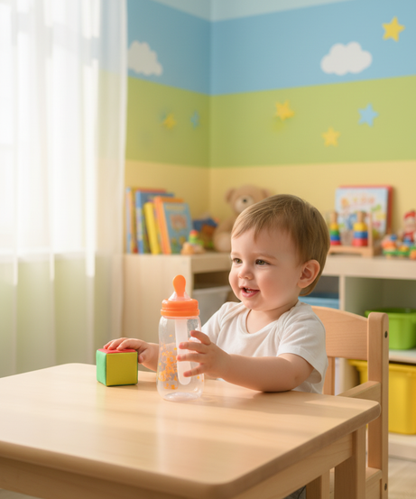 Feeding Bottle With Spoon