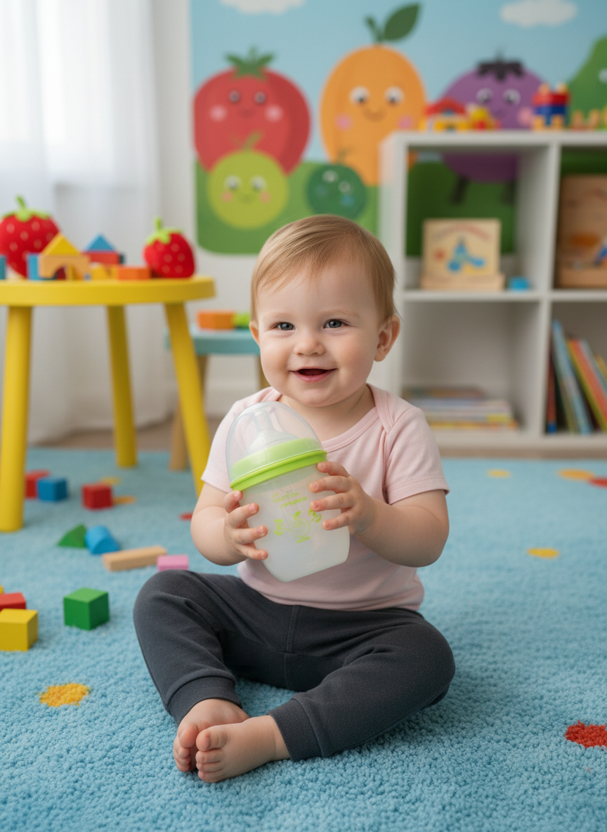 LA FRUTTA Wide-neck Plus Feeding Bottle180ml