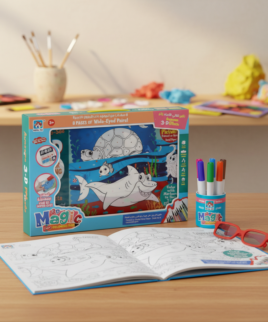3D Magic Coloring Pad
