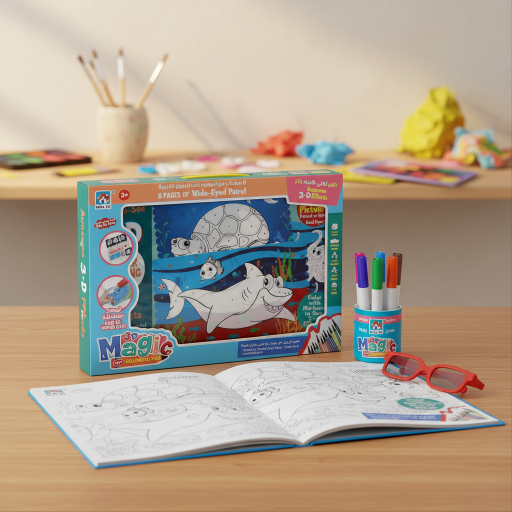 3D Magic Coloring Pad