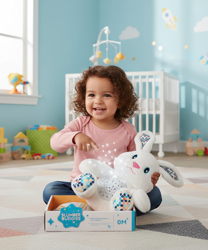 Slumber Buddies Bunny Soothing Sounds & Light Show