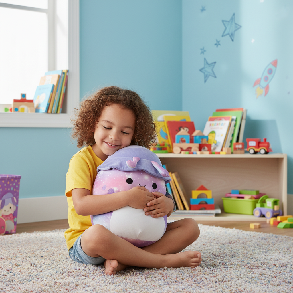 Karu the Galaxy Mushroom Squishmallow