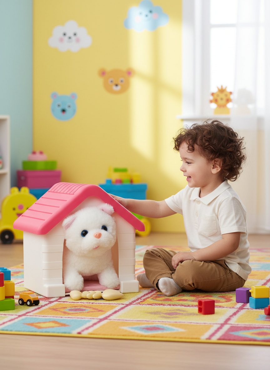 MINI Plush Pet PET+HOUSE Electronic Plush Pet Series