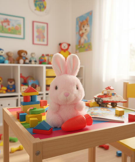 PETHOUSE Electronic Plush Pet Mini Rabbit