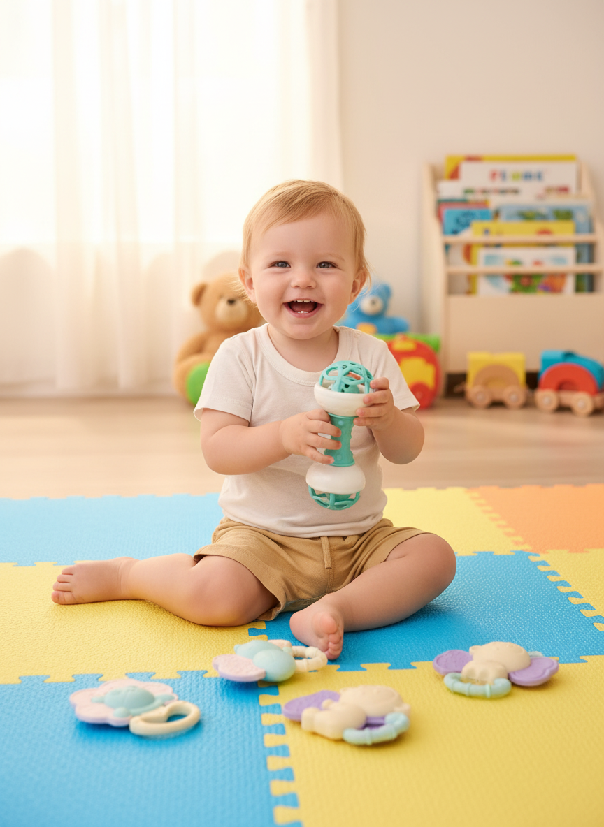 Baby Rattle Bell Set