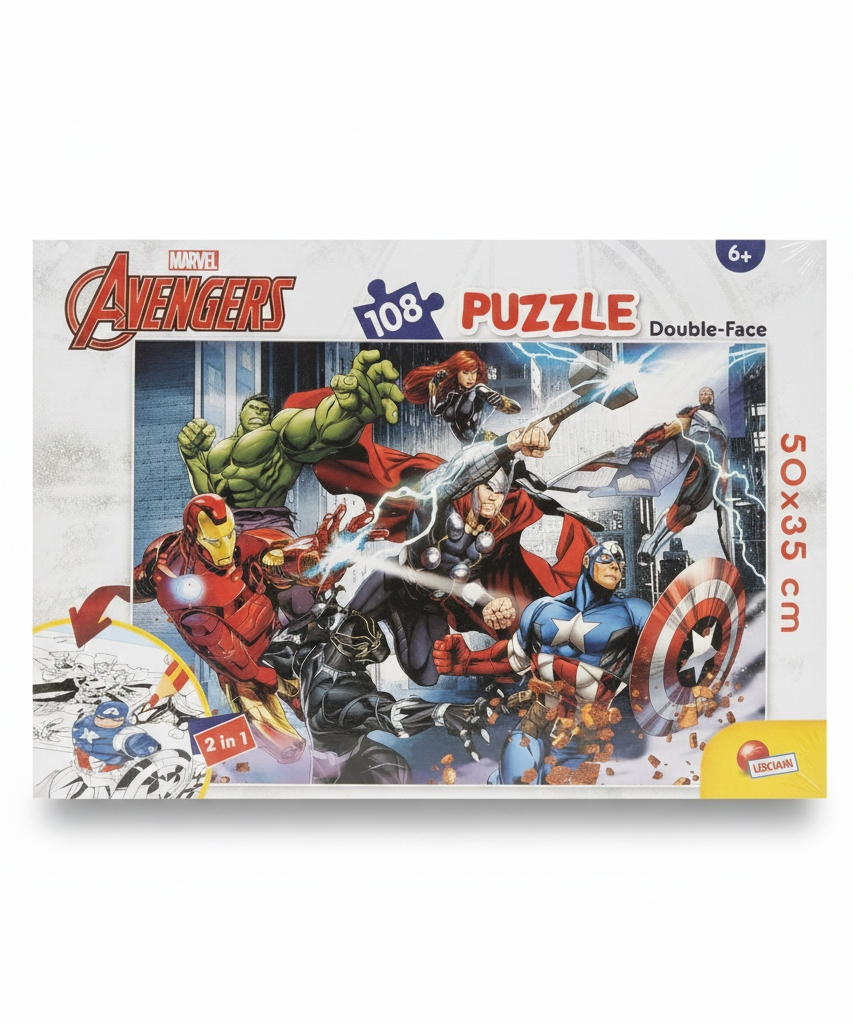 Marvel Avengers 108-Piece Double-Face Puzzle
