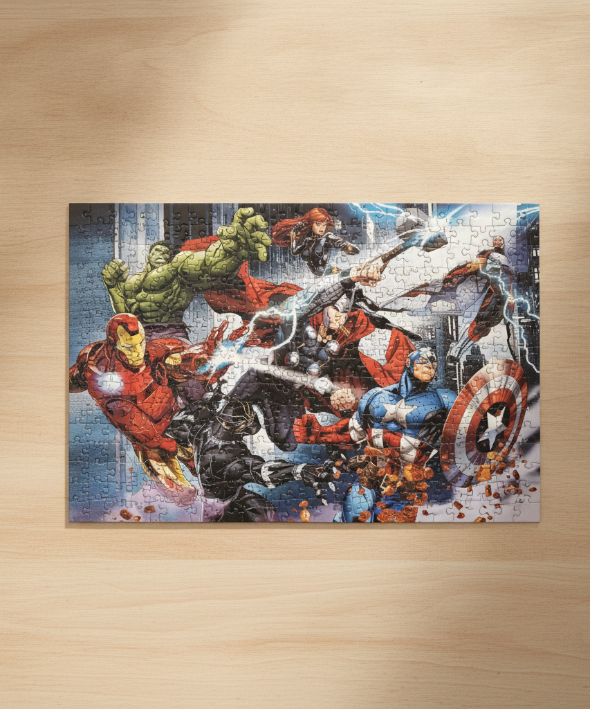 Marvel Avengers 108-Piece Double-Face Puzzle