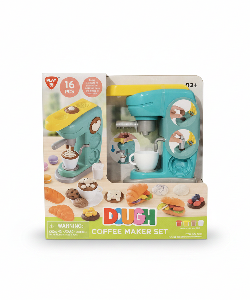 PLAY Dough Coffee Maker Set