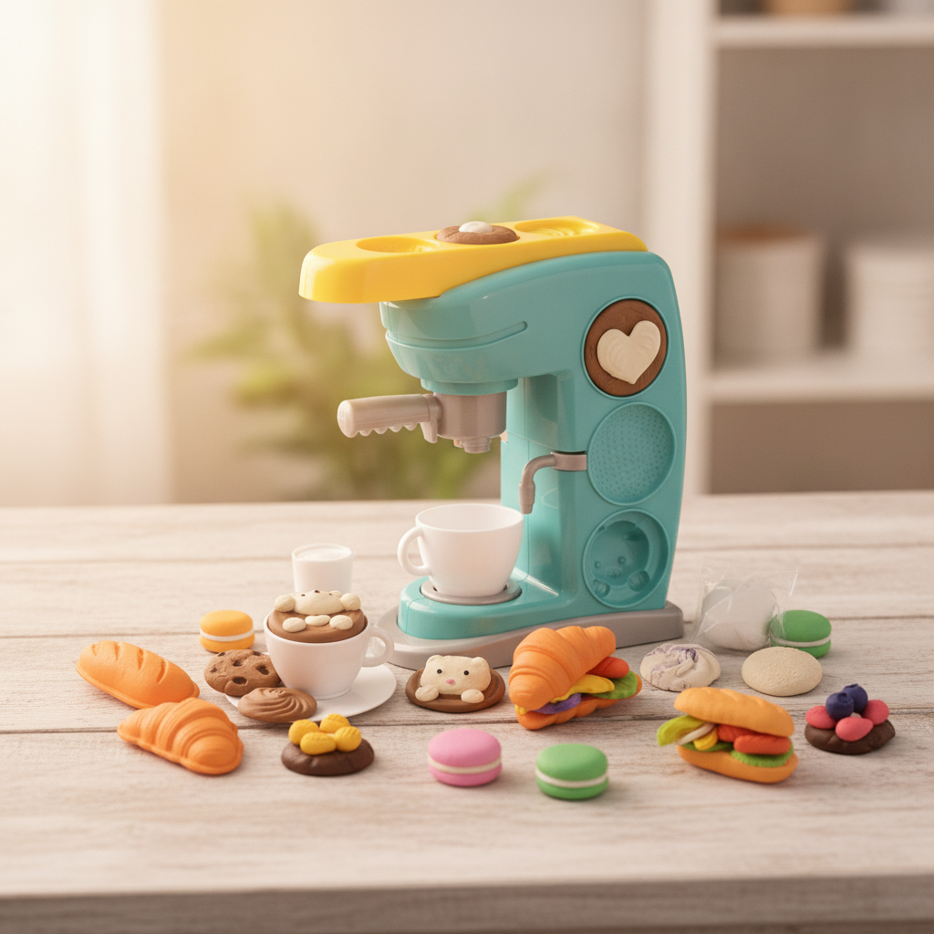 PLAY Dough Coffee Maker Set