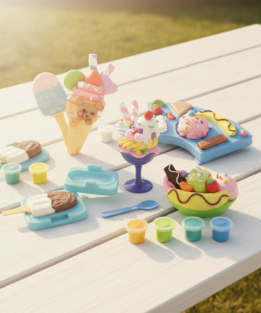 Play Dough Ice Cream Set