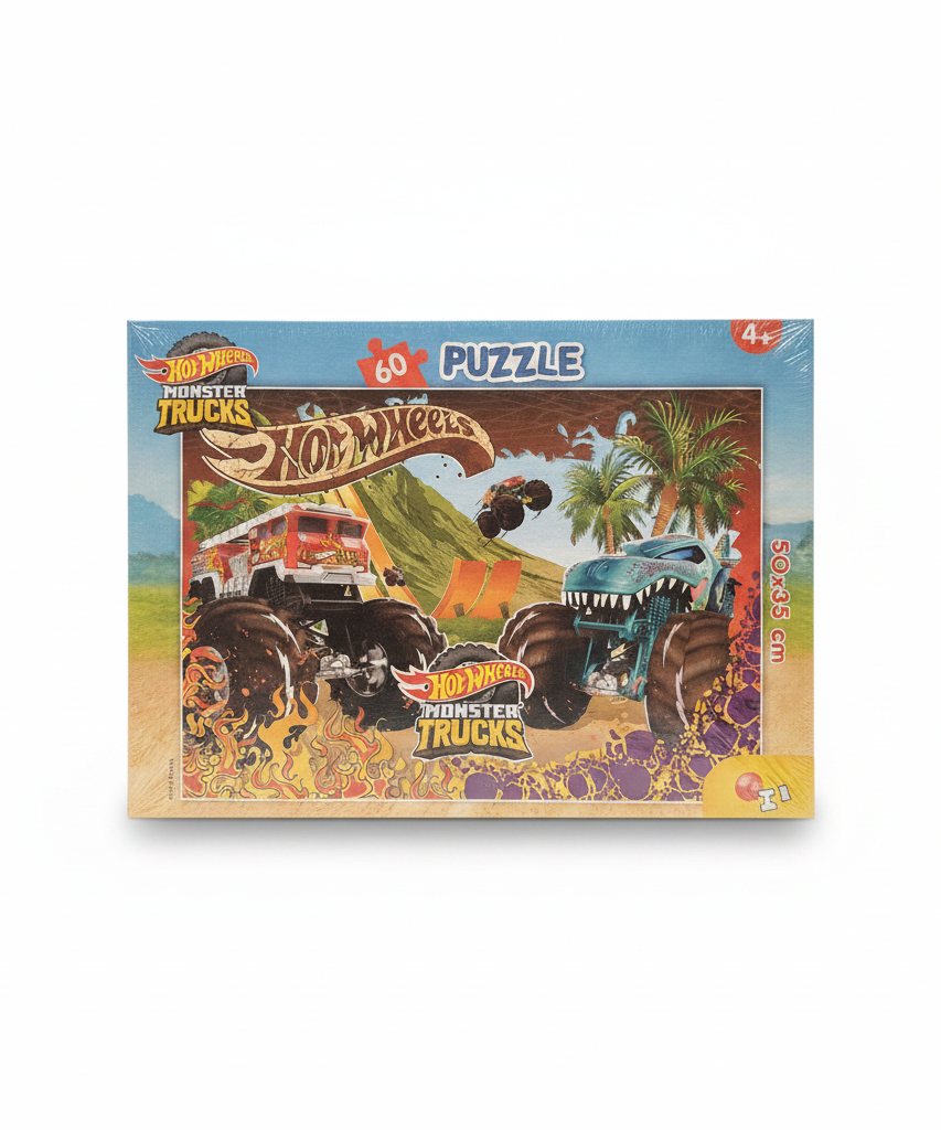 Hot Wheels Monster Trucks 60 Piece Puzzle