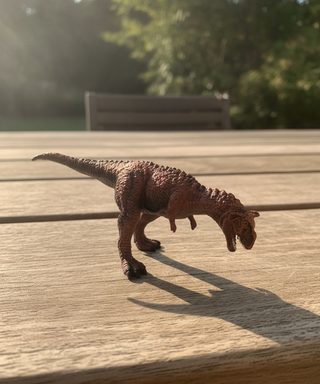 Realistic Carnotaurus Dinosaur Toy Figure