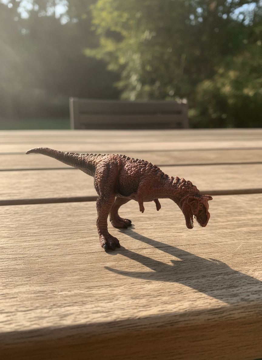 Realistic Carnotaurus Dinosaur Toy Figure