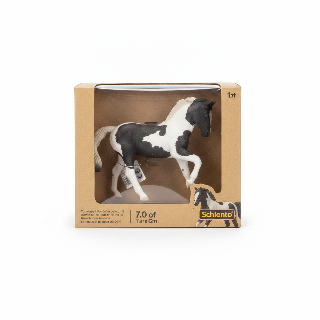 Paintblood Stallion Black Tobiano