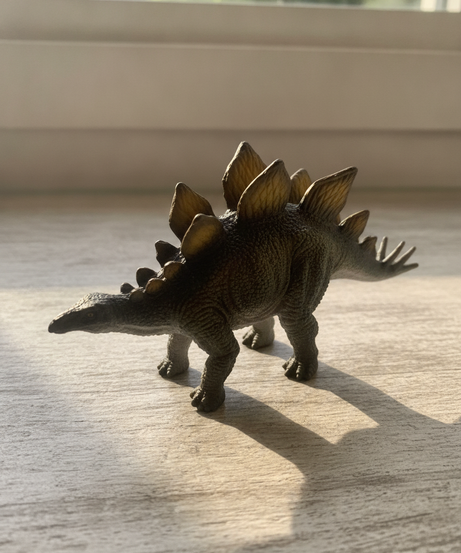 Realistic Stegosaurus Dinosaur Toy Figure
