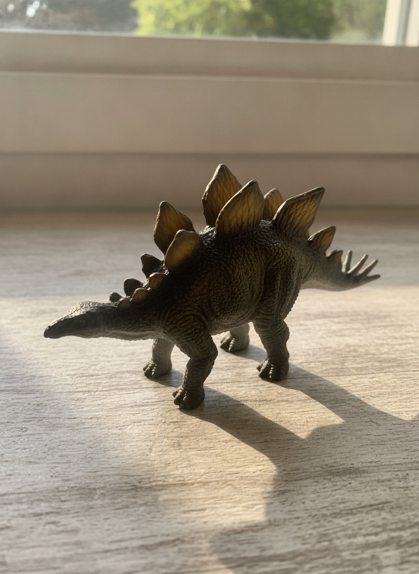 Realistic Stegosaurus Dinosaur Toy Figure