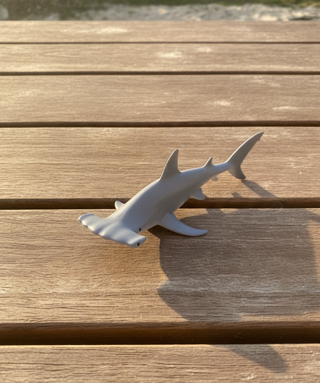 Hammerhead Shark Realistic Toy Keychain