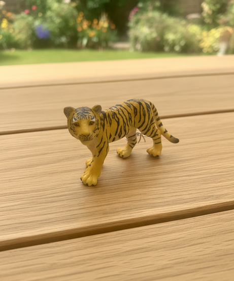 Miniature Realistic Tiger Figure