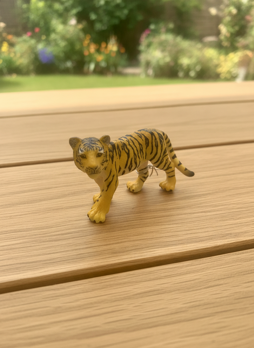 Miniature Realistic Tiger Figure