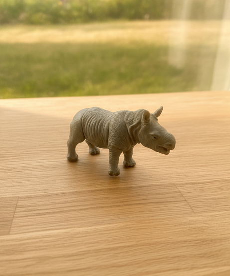 Baby Rhino Toy Figurine