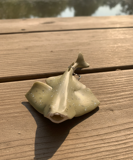 Realistic Angel Shark Marine Life Toy Figure