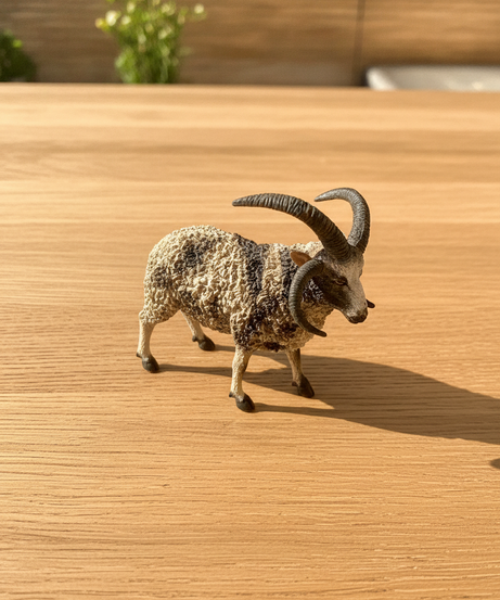 Detailed Ram Animal Figure