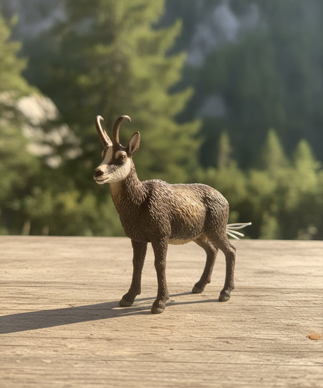Realistic Chamois Animal Figurine