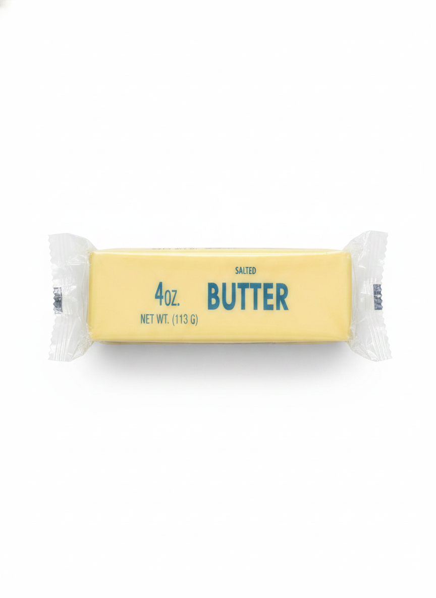 4 oz Salted Butter squashy