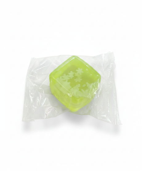 Lime Green Snowflake Gem Toy