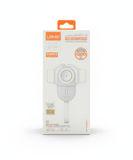 LDNIO Strong Magnetic iWatch Wireless Charger Portable Design AW005