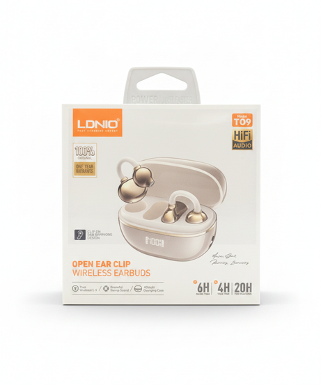 LDNIO Model T09 Open Ear Clip Wireless Earbuds