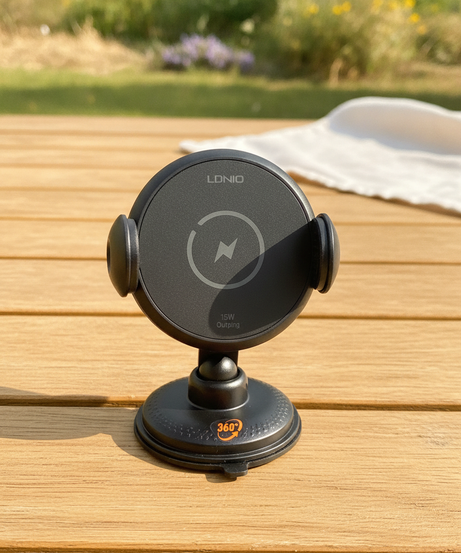 LDNIO 15W High Power Auto-Clamping Car Phone Mount (MA02)