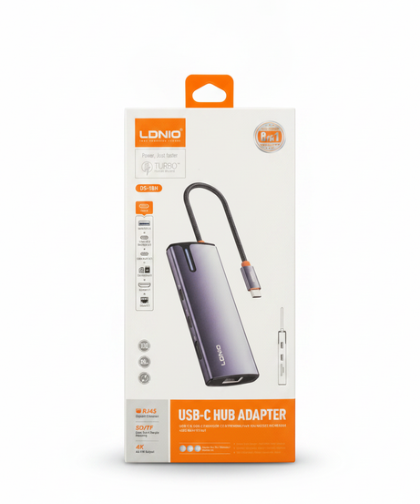 LDNIO DS-18H USB-C Hub Adapter