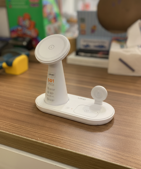 LDNIO 5 in 1 Wireless Charging Stand Model WL01
