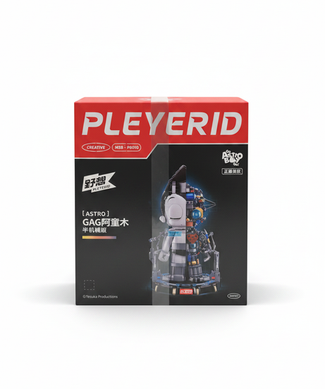PLEYERID Creative Astro Boy GAG Semi-Mechanical Version Building Block Set M38-P8010