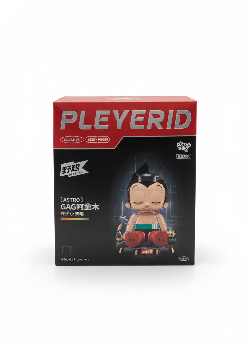 PLEYERID Creative M38'-P8009 Astro Boy GAG Building Block Figure
