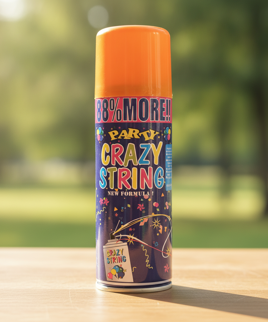Party Crazy String 88% More! New Formula