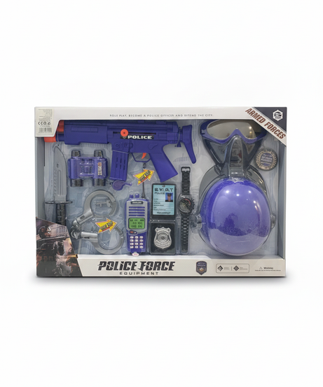Police Force Equipment Armed Forces Role Play Set