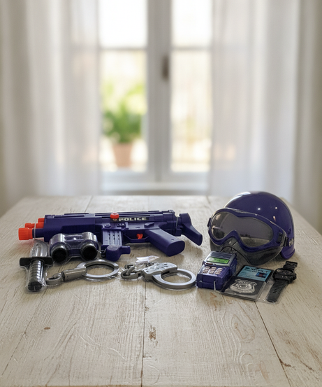 Police Force Equipment Armed Forces Role Play Set