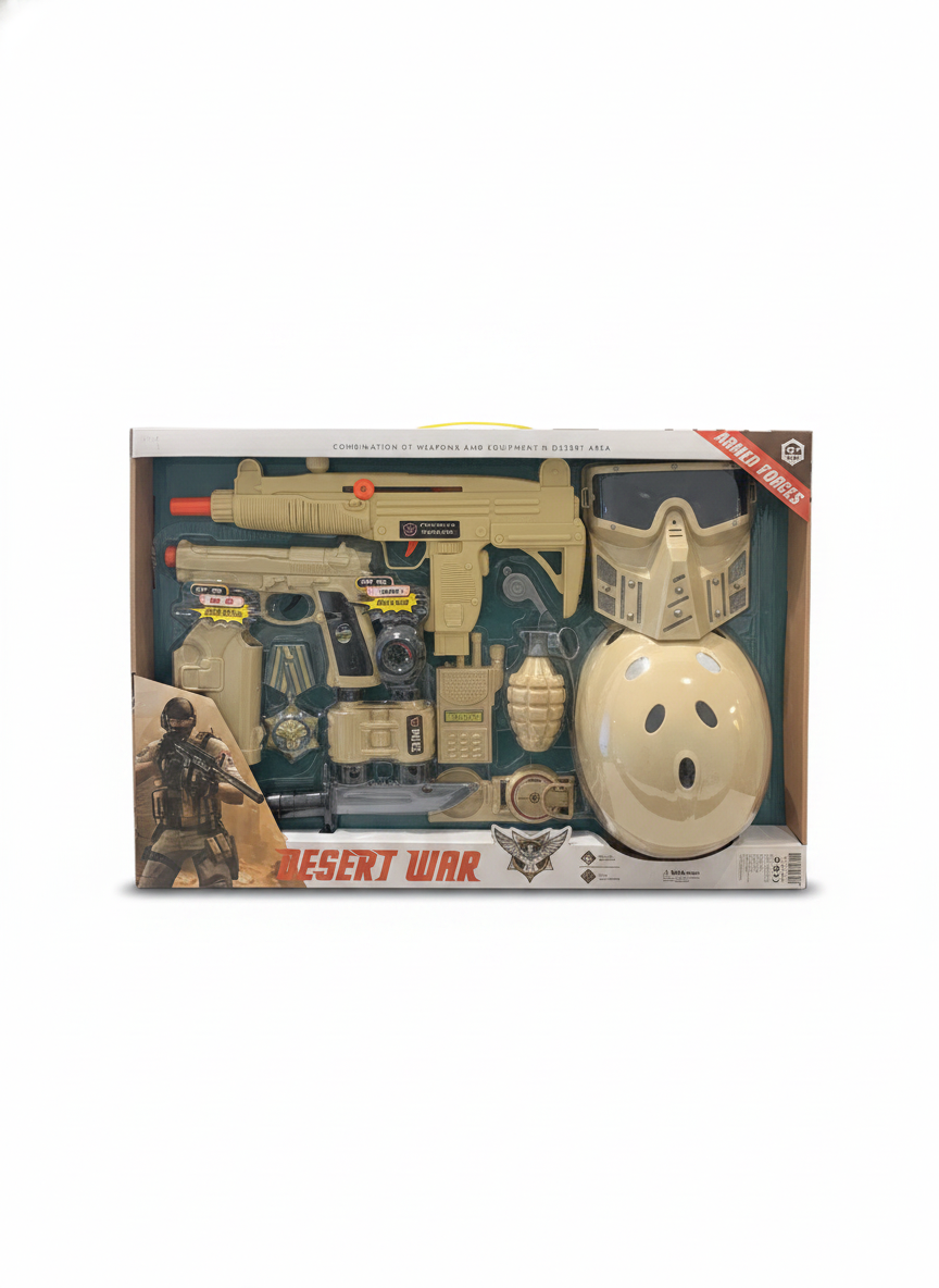 Desert War Armed Forces Toy Set